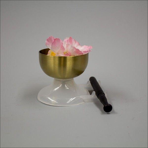 創価学会仏具　すずらん　リン　乳白色 |  | 01