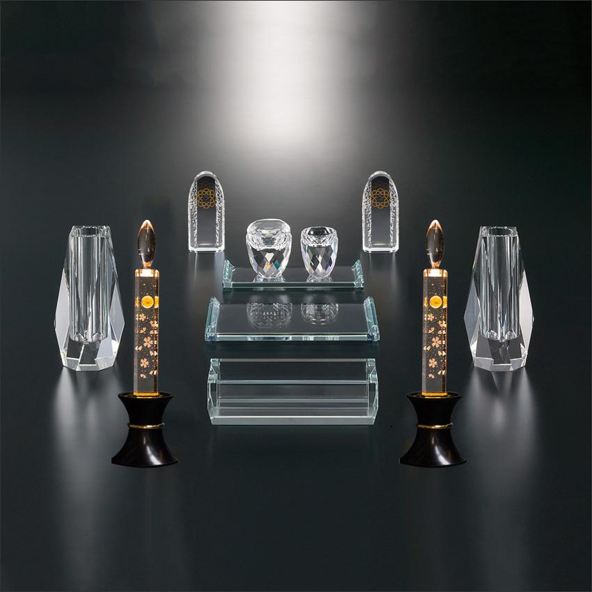 創価学会仏壇　新創春　しだれ桜蒔絵　収納型　仏具　付属品　LED照明付 |  | 11