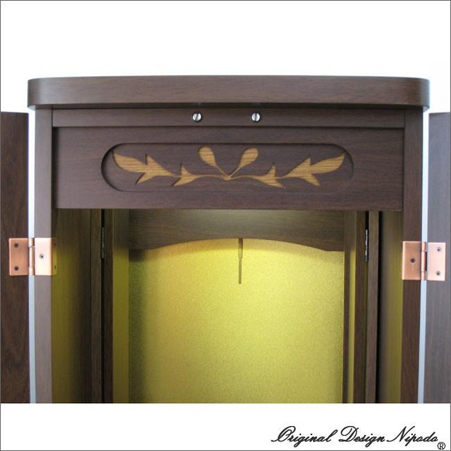 創価学会仏壇　ニュースマイル　ダーク　手動　仏具　付属品　LED照明付 |  | 04