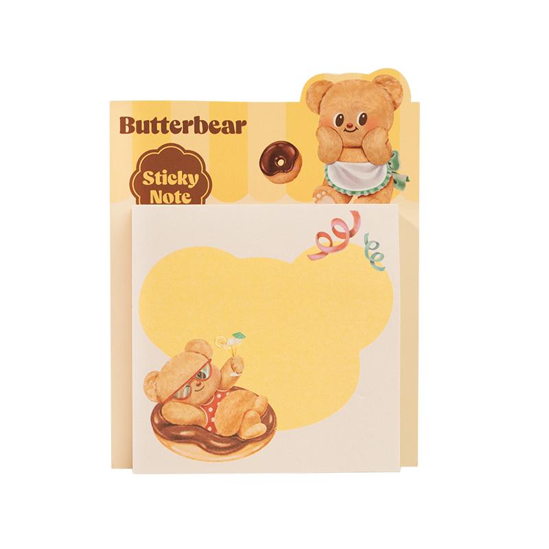 バターベア Butterbear ふせんA : 世界とつながる本屋さん Bookbird
