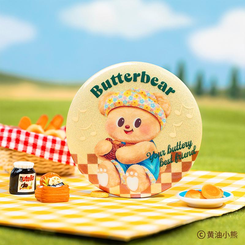 【新品】Butterbear 缶バッジ バターベア Butterbear 缶バッジ クッキー : 世界とつながる本屋さん