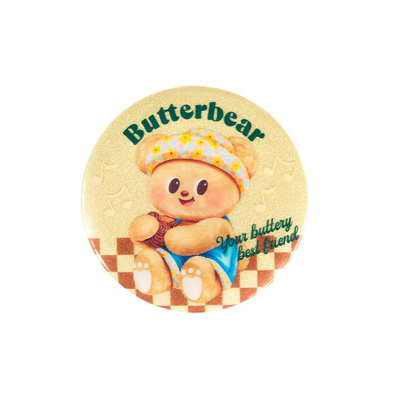 【新品】Butterbear 缶バッジ バターベア Butterbear 缶バッジ クッキー : 世界とつながる本屋さん