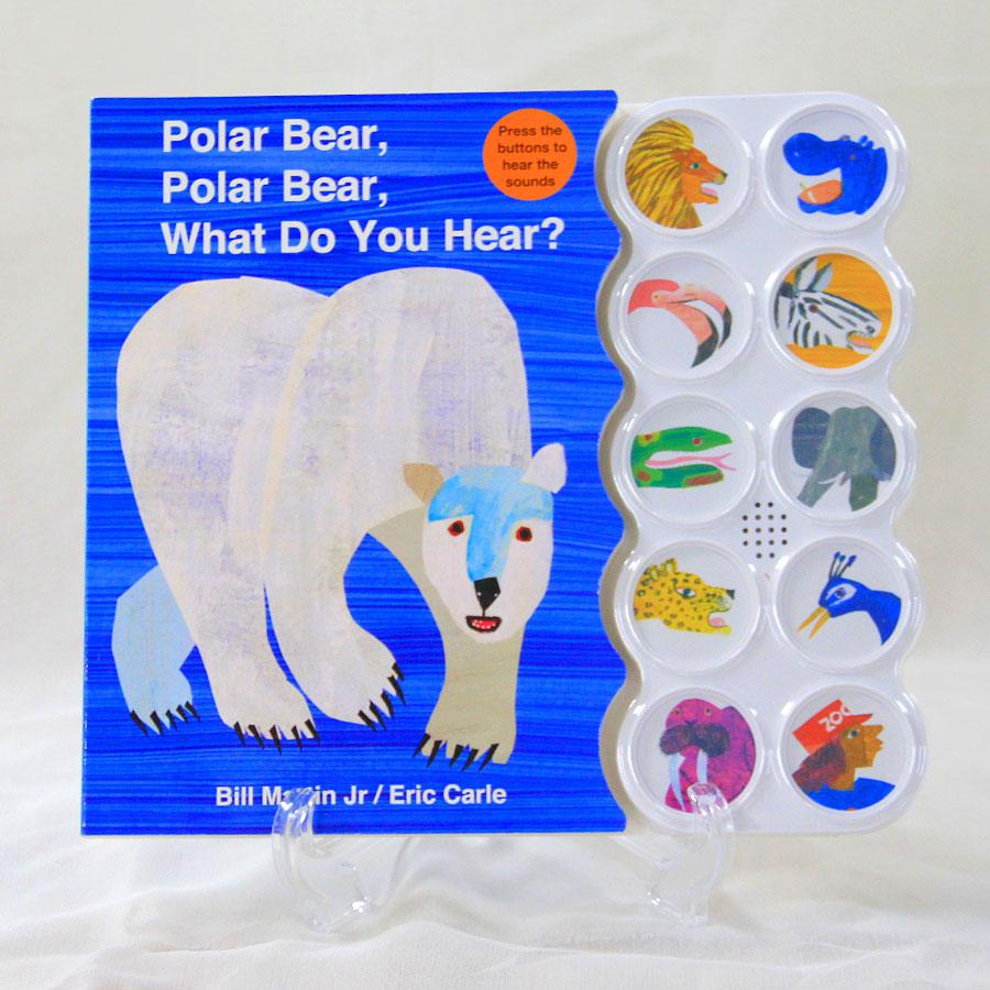 しろくまくん なにがきこえる？（英語絵本）POLAR BEAR,POLAR BEAR