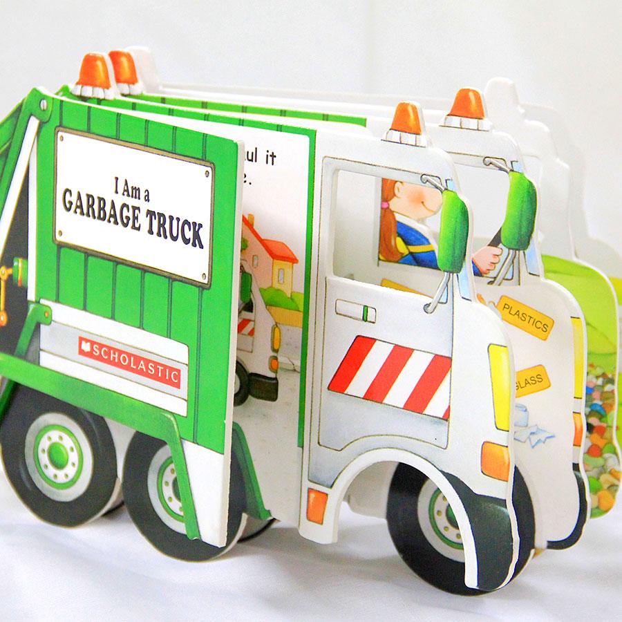 I AM A GARBAGE TRUCK ゴミ収集車（英語版） ボードブック（幼児用