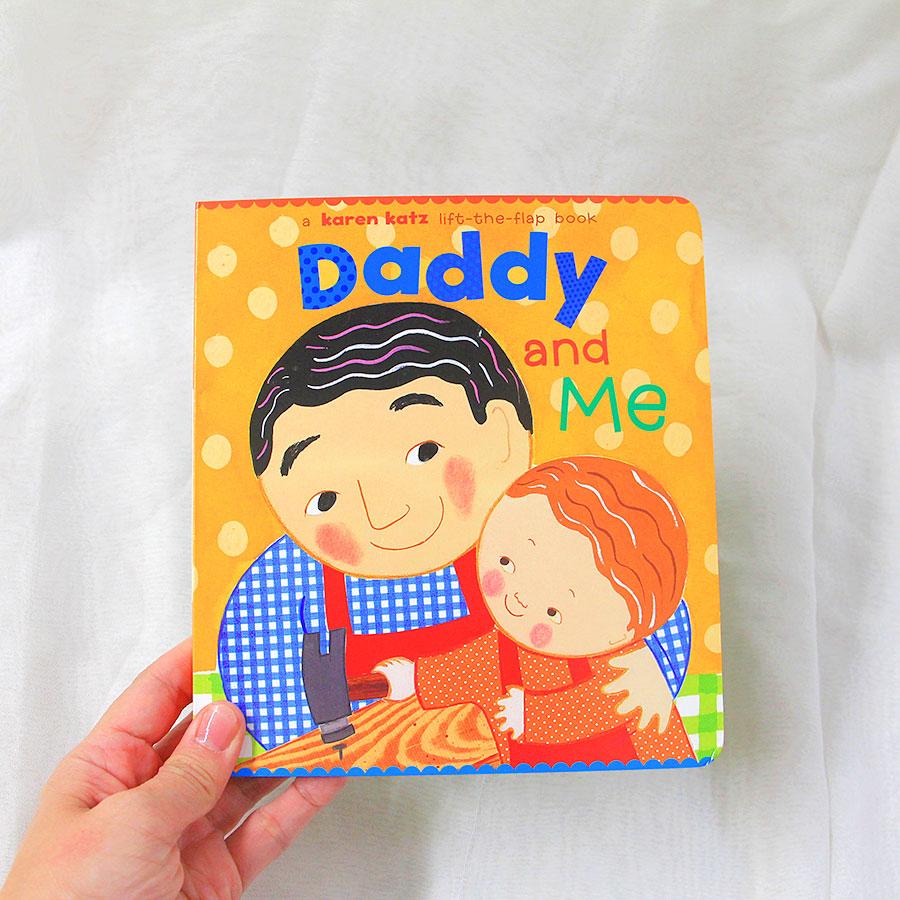 DADDY AND ME（英語絵本）カレン・カッツ しかけ絵本 1歳〜3歳 ボード