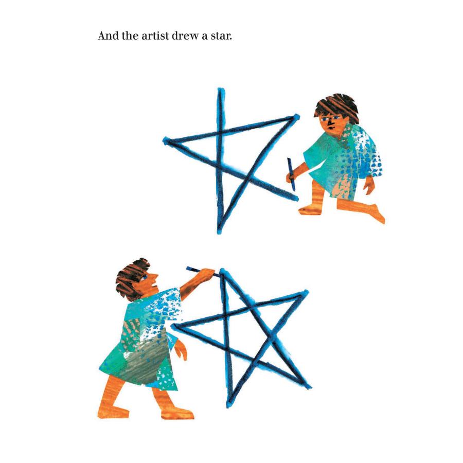 おほしさまかいて!（英語絵本）DRAW ME A STAR エリック・カール はら