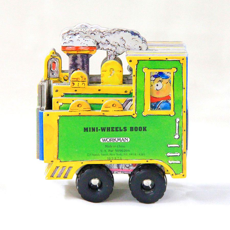 MINI-WHEELS BOOKS：THE MINI-EXPRESS ボードブック 幼児用 しかけ絵本