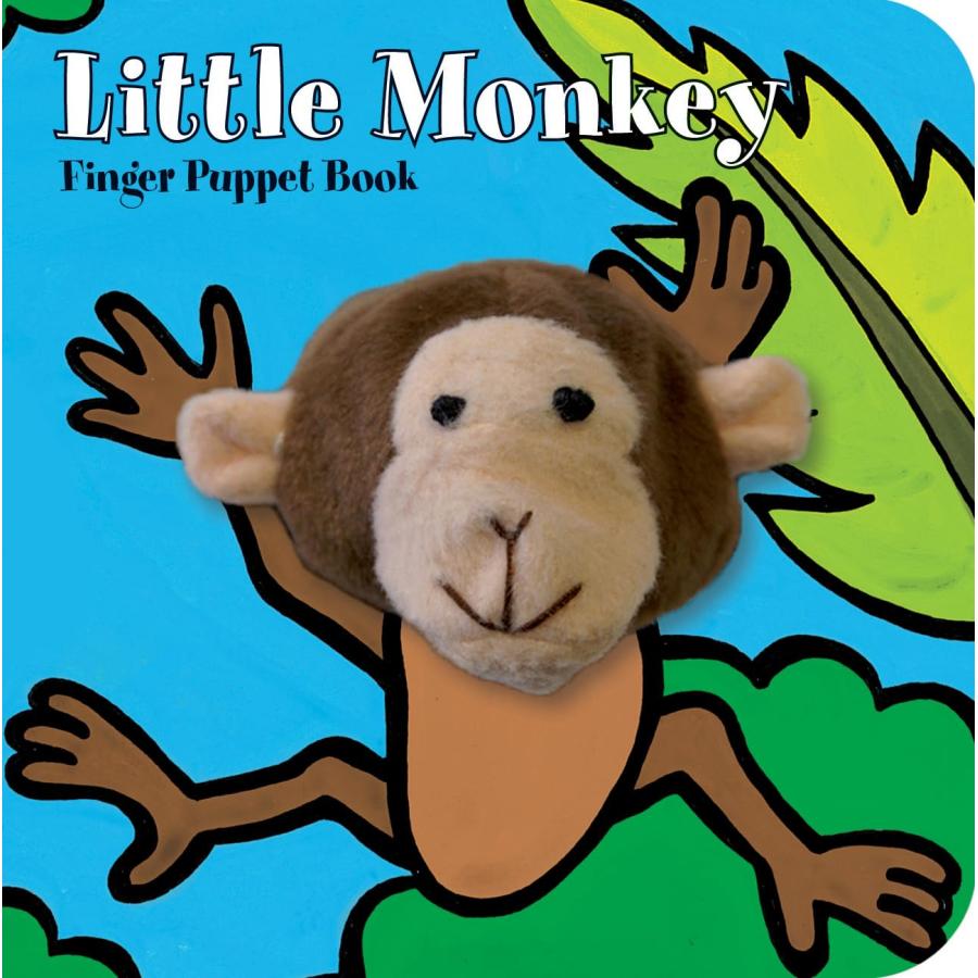 LITTLE MONKEY FINGER PUPPET BOOK（英語絵本）指人形 しかけ絵本 幼児