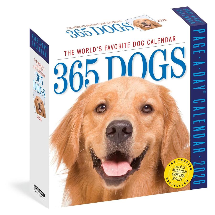 2026年度版カレンダー】365 DOGS PAGE-A-DAY CALENDAR 2026 犬