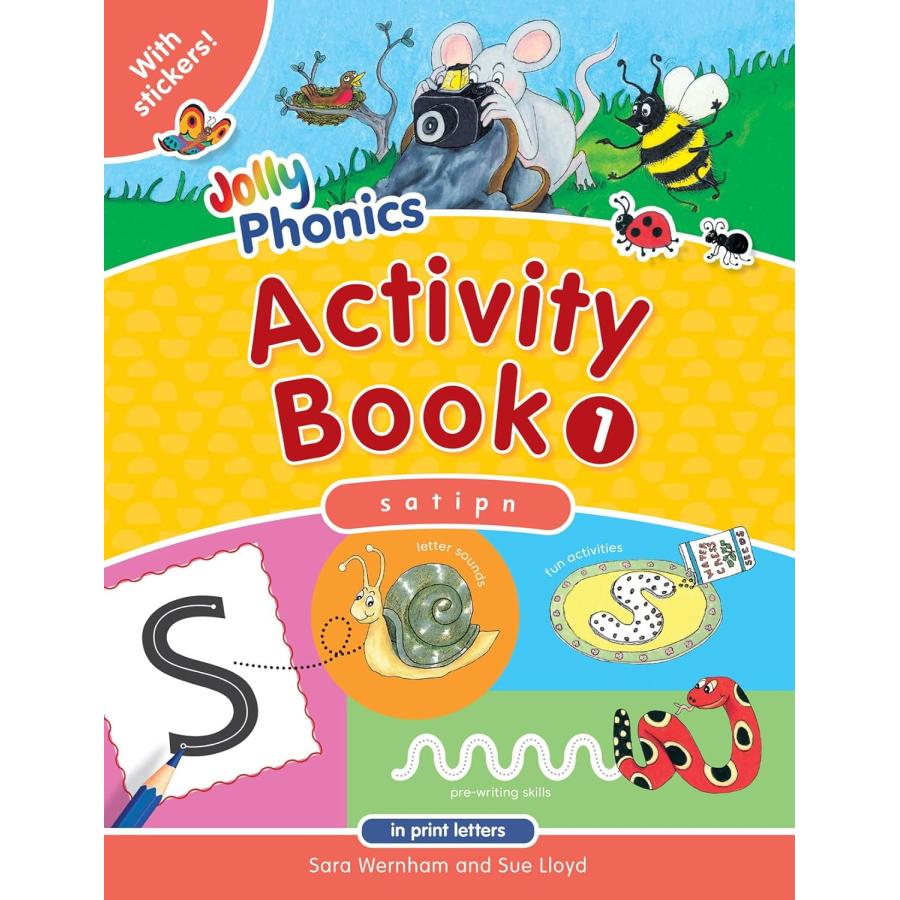 JOLLY PHONICS ACTIVITY:BOOK 1:PRINT LETTERS ジョリー