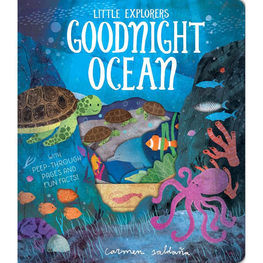 LITTLE EXPLORERS:GOODNIGHT OCEAN（英語絵本）海 生き物 就寝前 読み