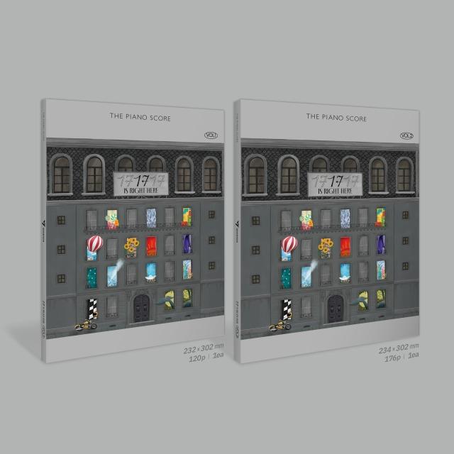 完全受注生産】VOL1&2セット☆THE PIANO SCORE : SEVENTEEN '17 IS