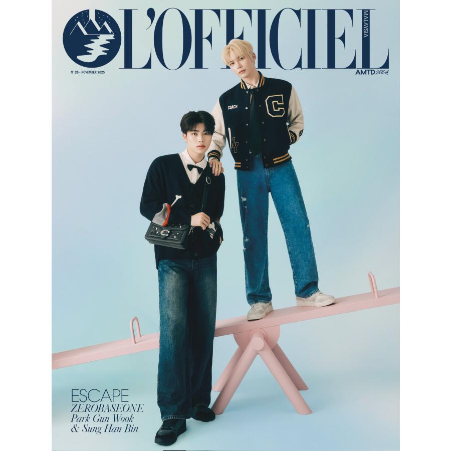 L'OFFICIEL MALAYSIA 2025年11月号 表紙：SUNG HANBIN & PARK GUNWOOK