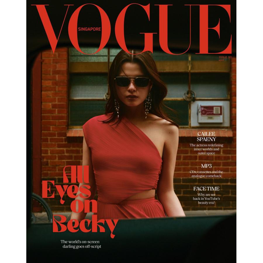VOGUE SINGAPORE 2026年4月号 表紙：Becky【言語：英語】Entertainment