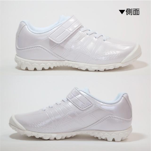 ASAHI ガチ強 スクール スニーカー J004 通学靴 白（薄ピンク） 学生服 AS74554 |  | 04