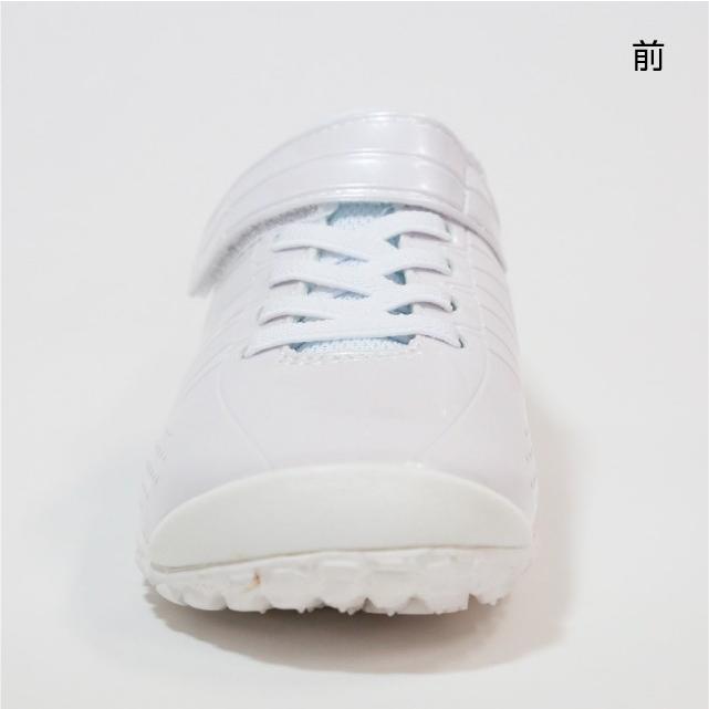 ASAHI ガチ強 スクール スニーカー J004 通学靴 白（薄ピンク） 学生服