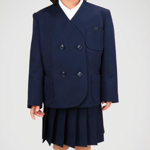 小学生 学生服 上下セット スカート 紺 イートン(切込みポケット) 送料