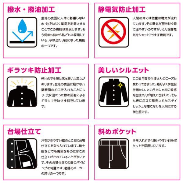 学生服 学ラン 上着 冬 全国標準型 A体  黒 ポリエステル100% 送料無料 1030A｜nippi｜13