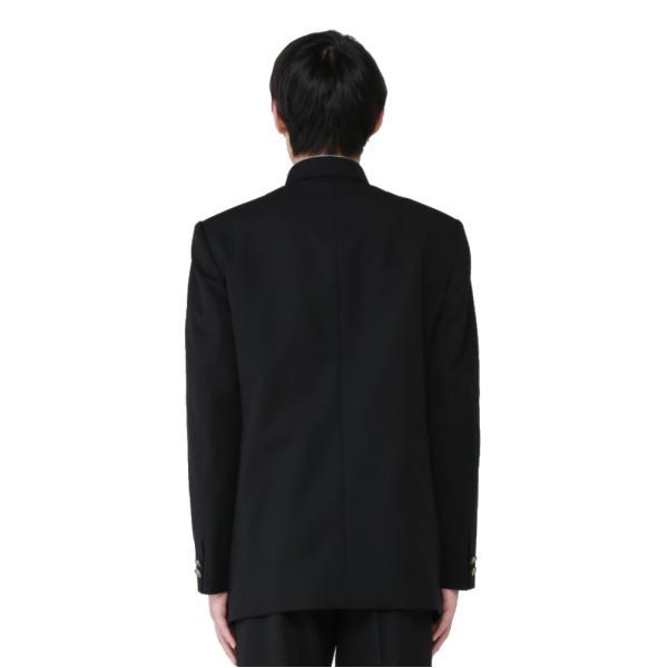 学生服 学ラン 上着 冬 全国標準型 A体 黒 ポリエステル100% 送料無料 