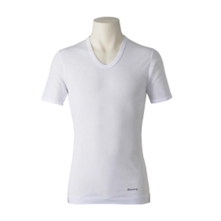 アサメリー 紳士 U首半袖Tシャツ（M/L） : NIPPIN Yahoo!ショップ