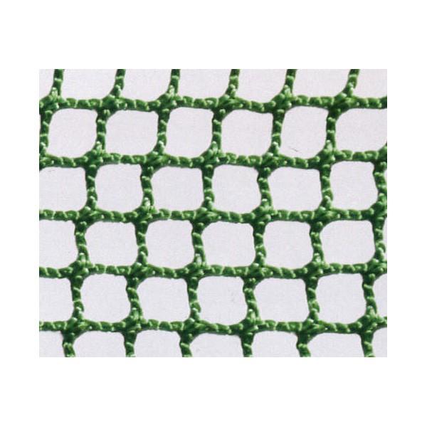 剥落防護ネット 難燃ポリエステル 2200t(2000d)/5本 目合い10mm グリーン 角目 ラッセル網 幅1m 長さ3m