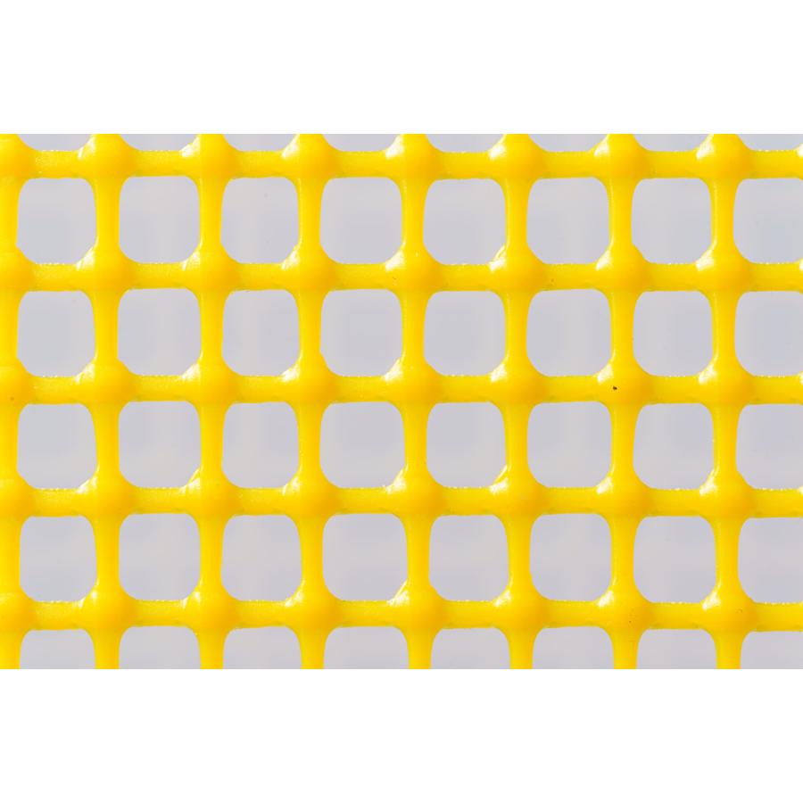 トリカルネット プラスチックネット N-2111 イエロー 幅1000mm