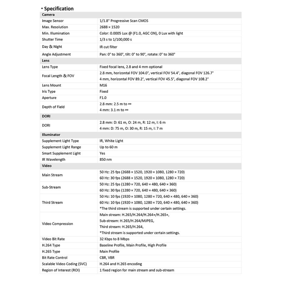 【提携倉庫より発送】[HIKVISION] [IP-4M] 24時間カラーAI IPカメラ/DS-2CD2T47G2H-LI/ライン，エリア検知/LED 60M/H.265+/PoE/防水/SDカード可/イベントアラーム_2