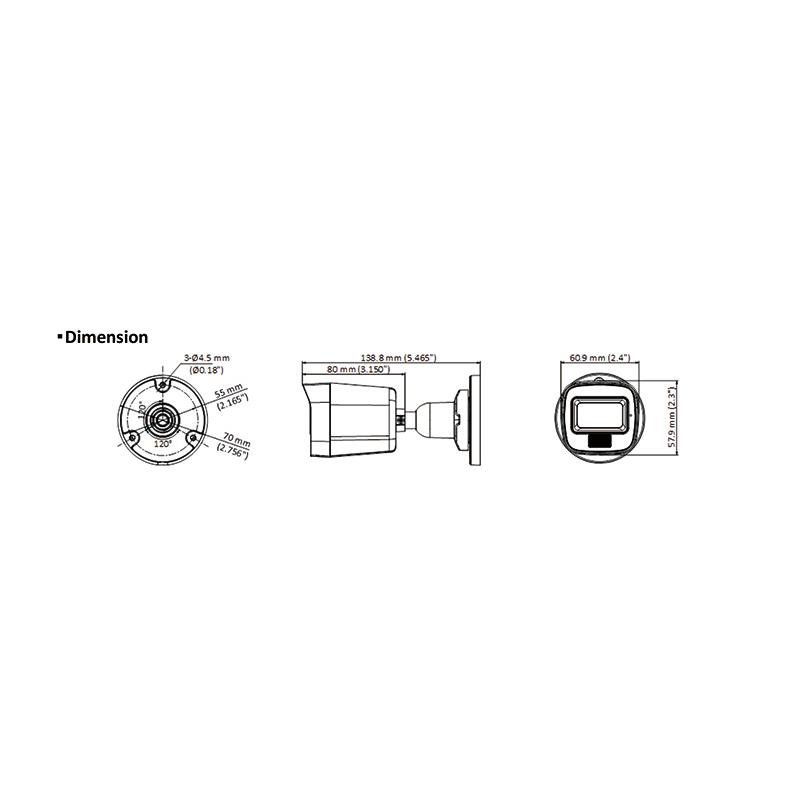 【提携倉庫】[HIKVISION] [ハイブリッド-8M] 4K UHD/DS-2CE16U0T-LPF/TVI,AHD,CVI/動き検知ライティング/逆光,露出,ハイライト補正/20M IR/防水_3