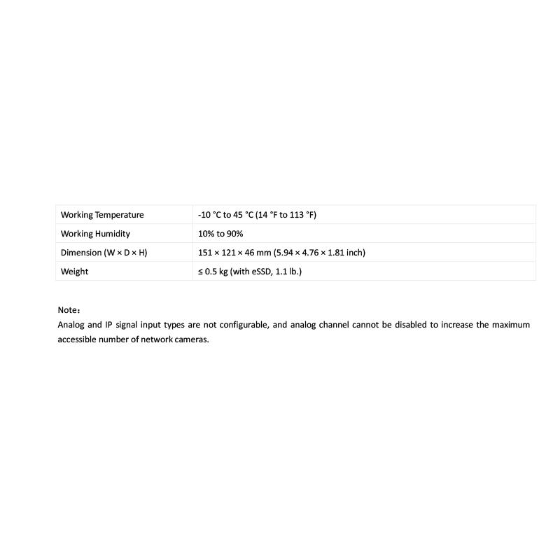 【提携倉庫】[HIKVISION][ALL IN ONE] SSD 録画機 最大3K録画 1TB SSD 内蔵 H.265+ 振動防止 AI録画機 IP 1台追加 音声保存 4CH DVR iDS-E04HQHI-D_4
