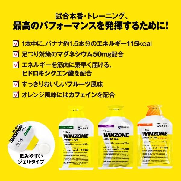 マラソン サプリ エナジージェル ウィンゾーン エナジージェル WINZONE ENERGY GEL お試し4味6袋セット 補給食 スポーツ｜nippon-shinyaku｜08