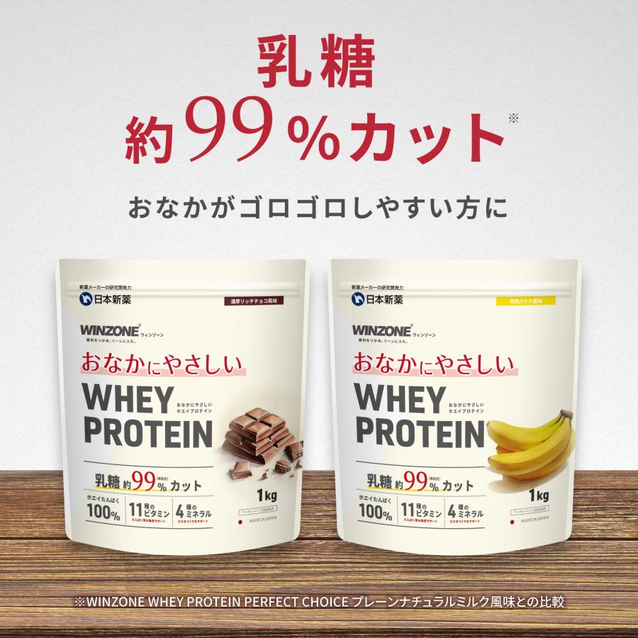 WINZONE おなかにやさしいホエイプロテイン 濃厚リッチチョコ風味 乳糖