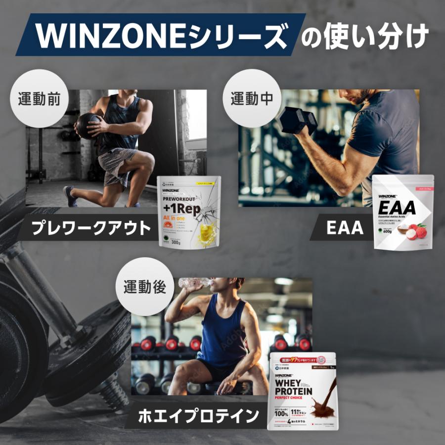 WINZONE EAA ソルティライチ風味 BCAA 必須アミノ酸9種 スポドリ感覚
