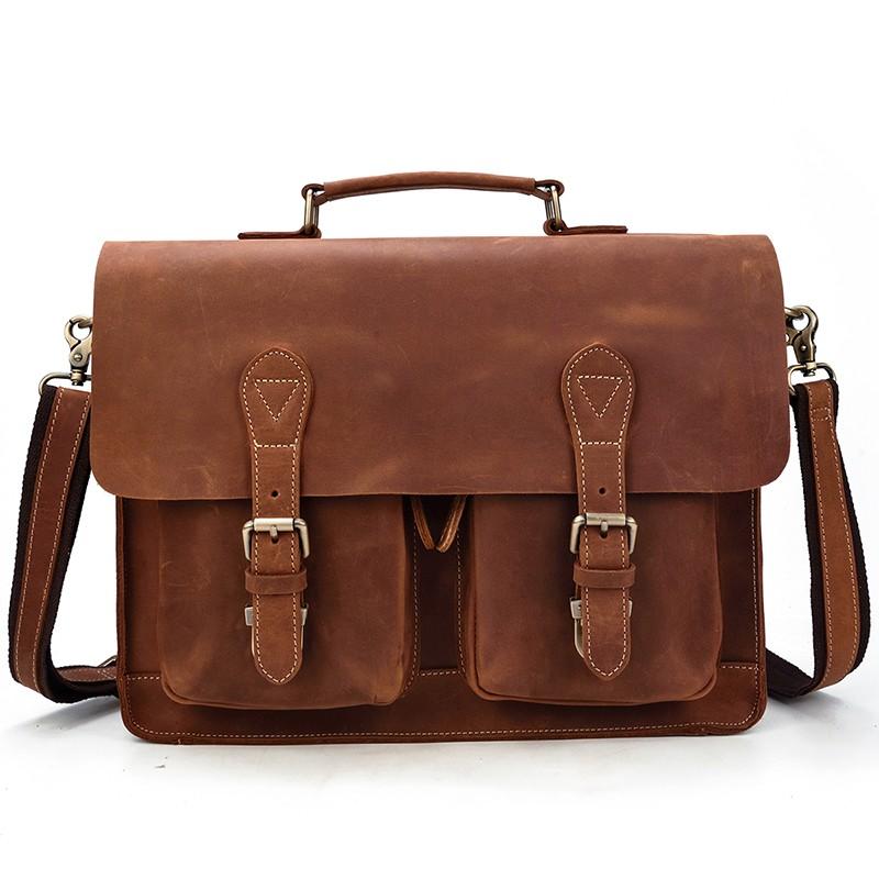ビジネスバッグ 本革 メンズ 厚みレザー ブリーフーケース 2色 自立可 耐久 通勤鞄 2way ショルダーバッグ 手提げバッグ ブラウン