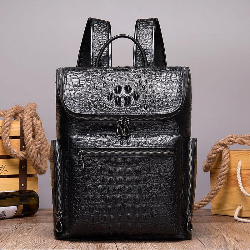 メンズ リュックサック 通勤通学 本革 大容量 バックパック 通学鞄 お洒落 防水 牛革 リュック 通勤リュック かっこいい 通勤鞄 ワニ柄 レザー ディバッグ Lmbp サンリーバッグ専門店 通販 Yahoo ショッピング