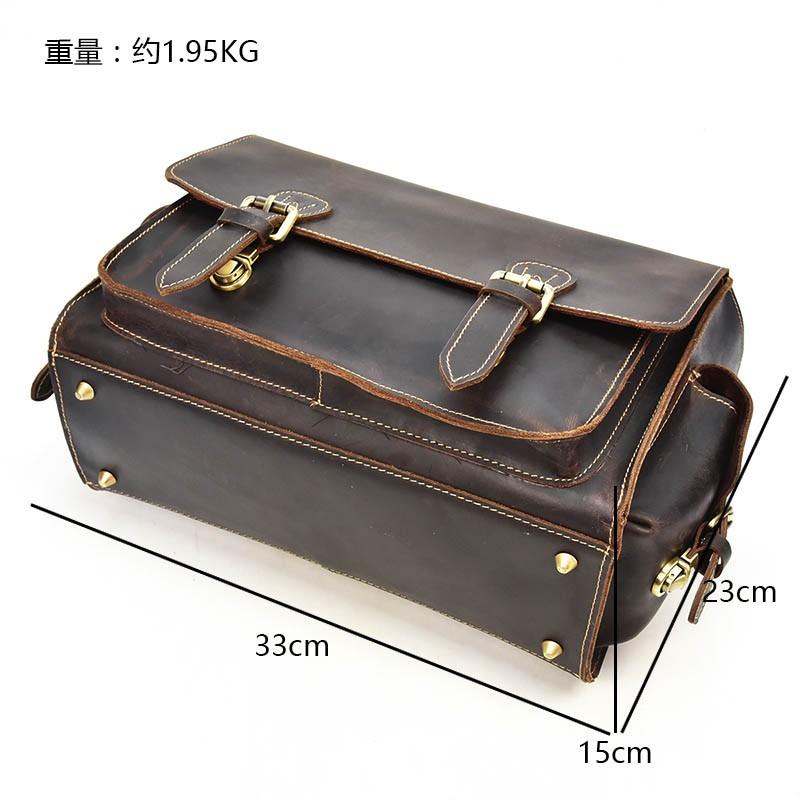 ほぼ未使用 カメラバッグ 本革 メンズ レトロ風 一眼レフトラベルバッグ 厚みレザー ショルダーバッグ アンティーク トラベルバッグ 硬い本革 自立可 【Z2179338689】(12350円)