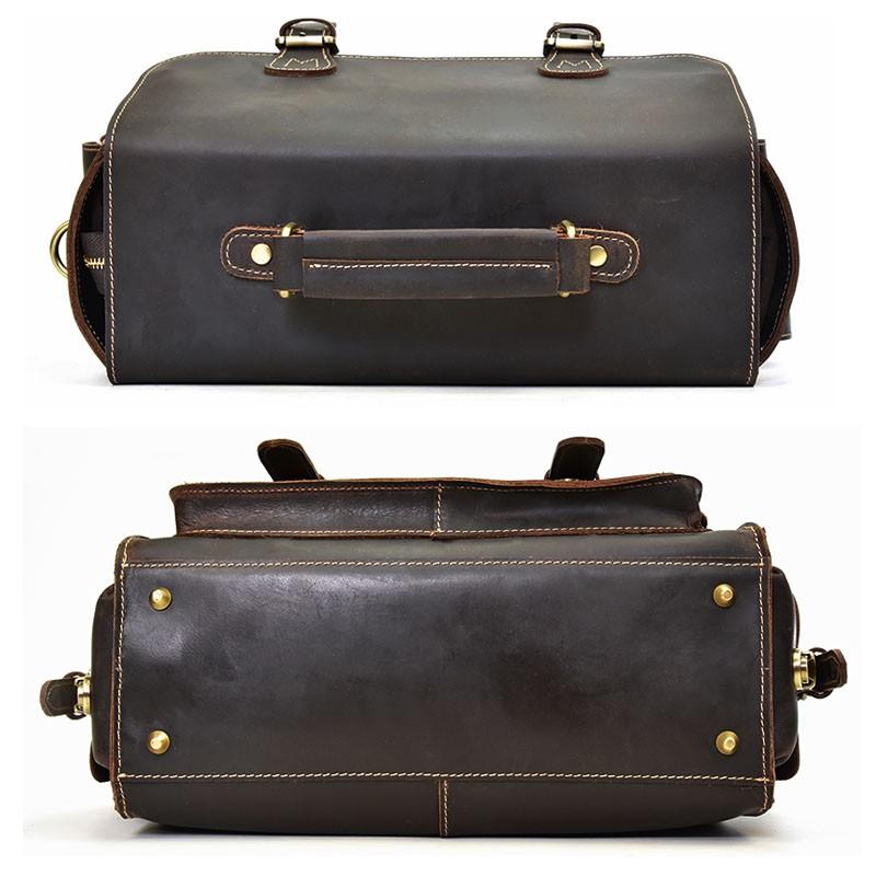 ほぼ未使用 カメラバッグ 本革 メンズ レトロ風 一眼レフトラベルバッグ 厚みレザー ショルダーバッグ アンティーク トラベルバッグ 硬い本革 自立可 【Z2179338689】(12350円)
