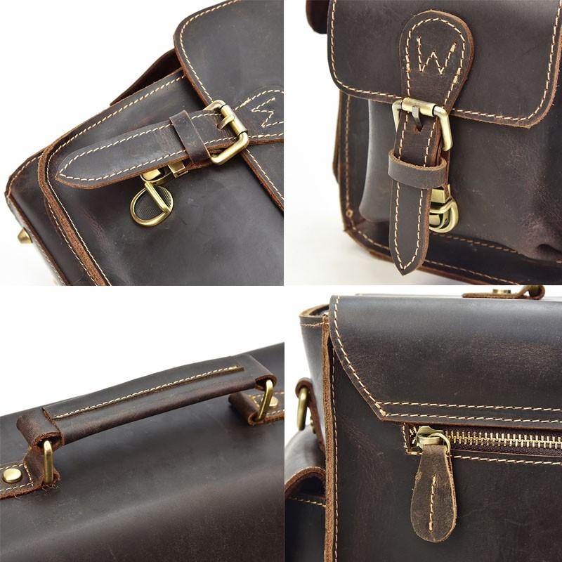 ほぼ未使用 カメラバッグ 本革 メンズ レトロ風 一眼レフトラベルバッグ 厚みレザー ショルダーバッグ アンティーク トラベルバッグ 硬い本革 自立可 【Z2179338689】(12350円)