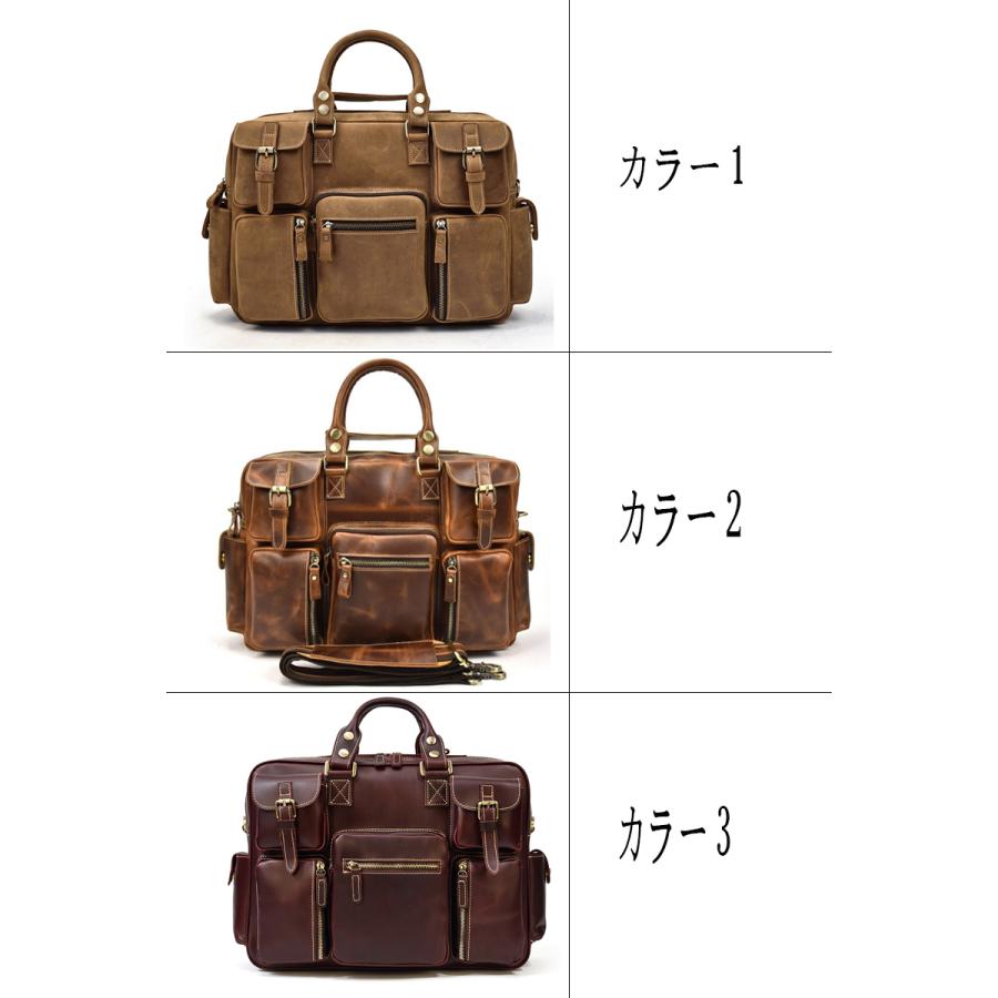 本革 ビジネスバッグ メンズ 大容量 旅行鞄 高級本革 トラベルバッグ 機能性 お洒落 トートバッグ 通勤通学 旅行 出張 ボストンバッグ 2泊 Lmsh0015 サンリーバッグ専門店 通販 Yahoo ショッピング