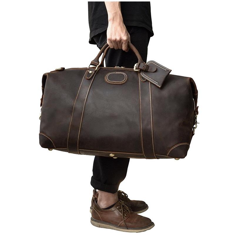 旅行鞄 牛革 メンズ 大きめ ボストンバッグ 厚みレザー トラベルバッグ 本革 旅行バッグ スポーツバッグ トラベルバング ブラウン 2泊3日 修学旅行 帰省 出張 Lmtb0919 サンリーバッグ専門店 通販 Yahoo ショッピング