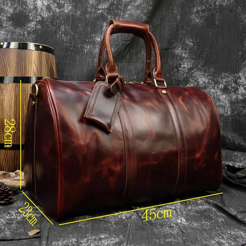 ボストンバッグ 本革 超耐久 メンズ 旅行鞄 レザー 手提げ鞄 小旅行 トラベルバング ブラウン 旅行 出張 底鋲付き 45cm 機内持ち込み ゴルフ鞄 Lmtb119 サンリーバッグ専門店 通販 Yahoo ショッピング