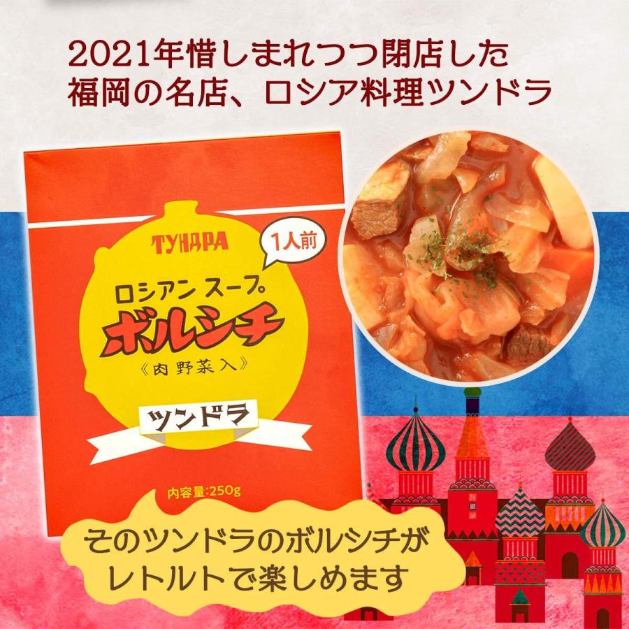 ふくや] 食品 ロシアンスープ ツンドラ ボルシチ 250g/ロシア料理