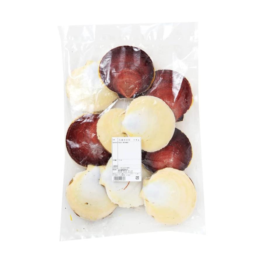 [丸山海産] 貝 冷凍月日貝 1kg /ツキヒガイ つきひがい 冷凍貝 冷凍月日貝 二枚貝 鹿児島県産 ご当地食材 お取り寄せグルメ 刺身 カルパッチョ 使い方色々 | 