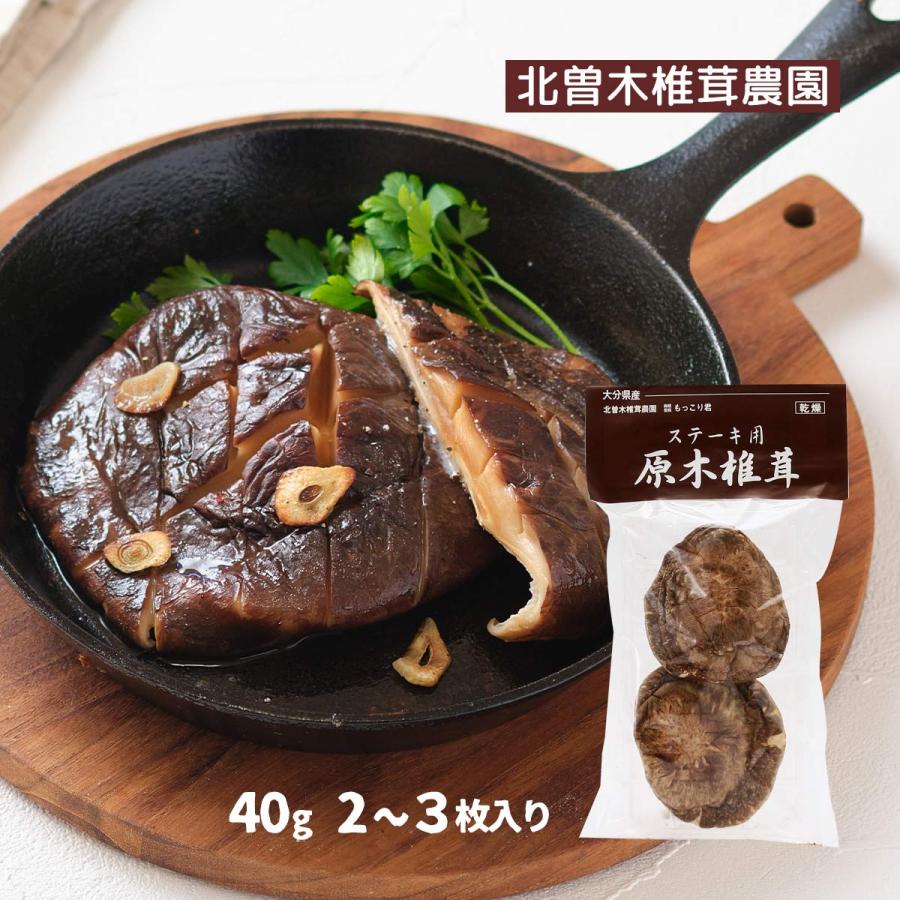 干ししいたけ 北曽木椎茸農園 大分県産原木椎茸 ステーキ用 2~3