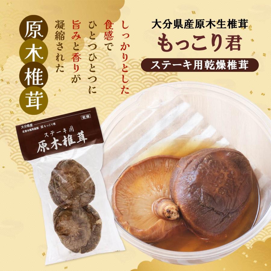 干ししいたけ 北曽木椎茸農園 大分県産原木椎茸 ステーキ用 2~3枚 40g