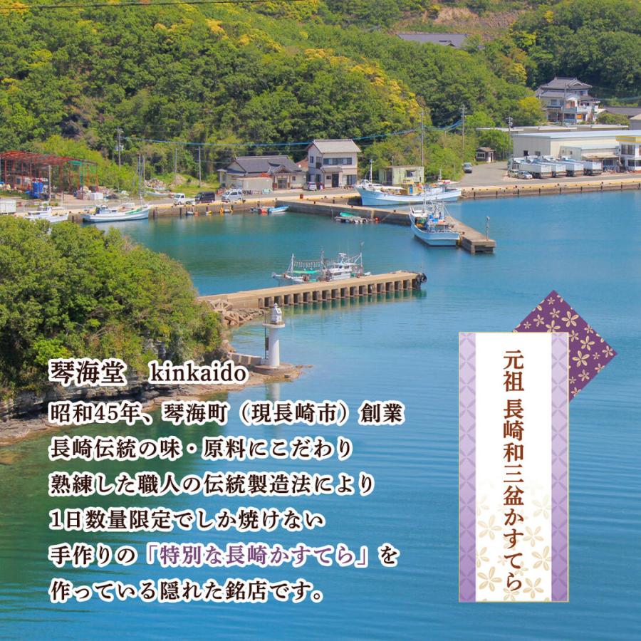 カステラ [琴海堂] 長崎和三盆かすてら 2号(1号×2本) 20切れカット 1個 /ギフト 贈り物 長崎県 おやつ |  | 07