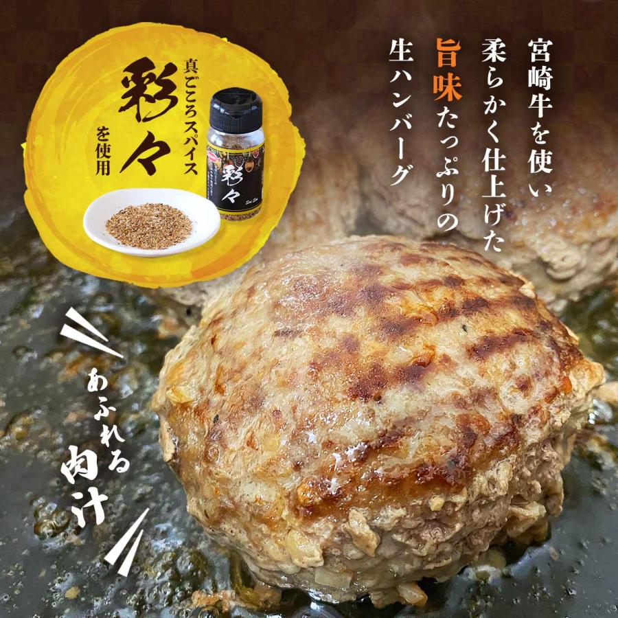 ハンバーグ ハンバーグ 野上食品 宮崎牛ハンバーグ 150g /生ハンバーグ お取り寄せ