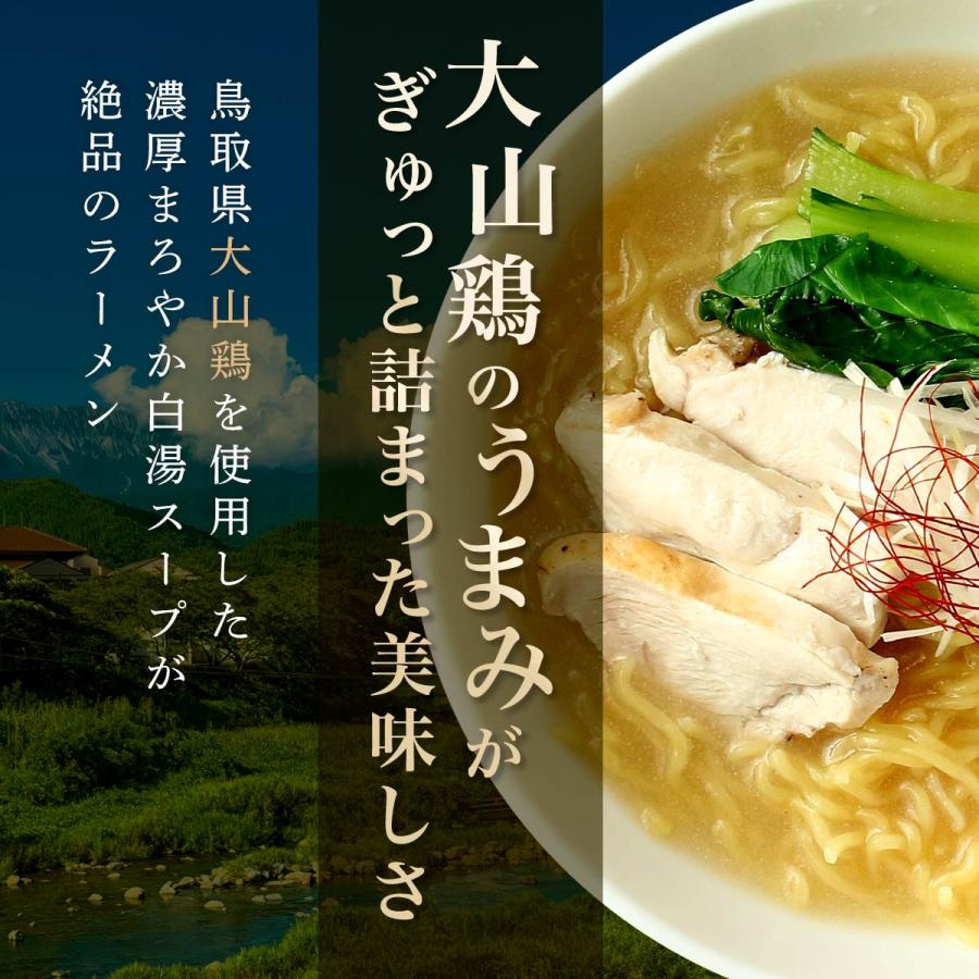 ラーメン ライフサービス 鶏塩白湯麺 2食 269g(めん 100g×2、スープ