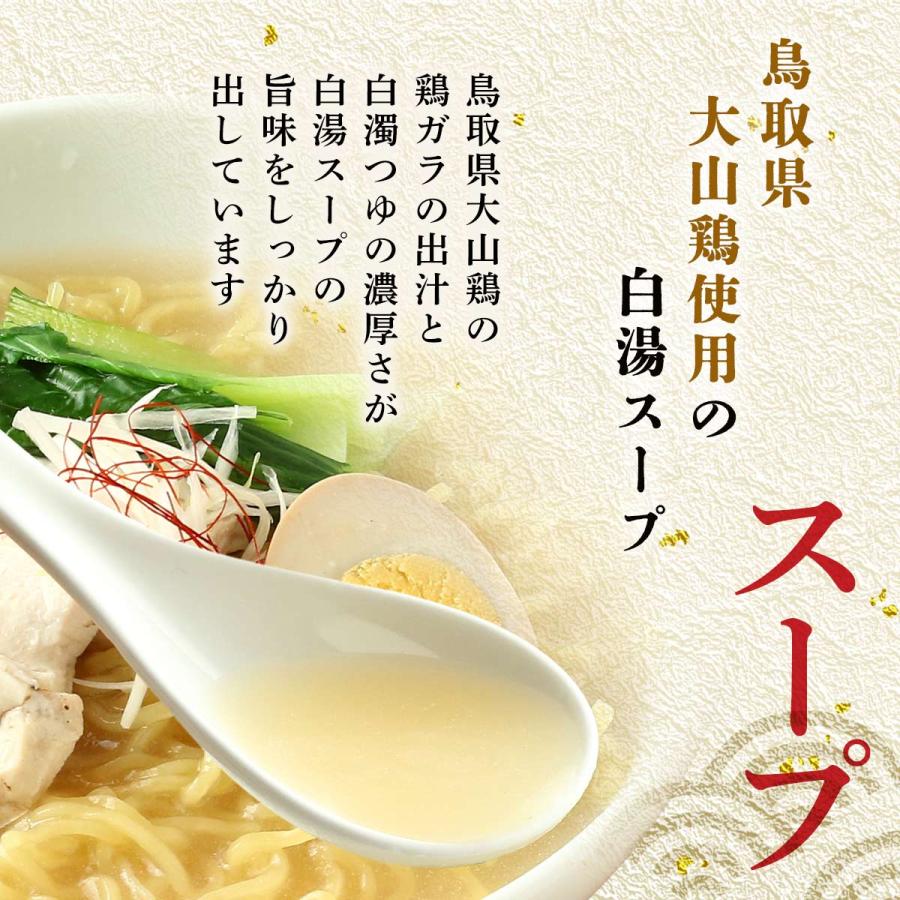 ラーメン ライフサービス 鶏塩白湯麺 2食 269g(めん 100g×2、スープ