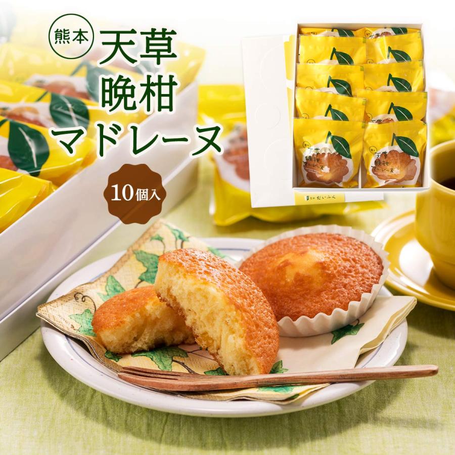 マドレーヌ 焼菓子 大福商事 天草晩柑マドレーヌ 10個入り /洋菓子 マドレーヌ