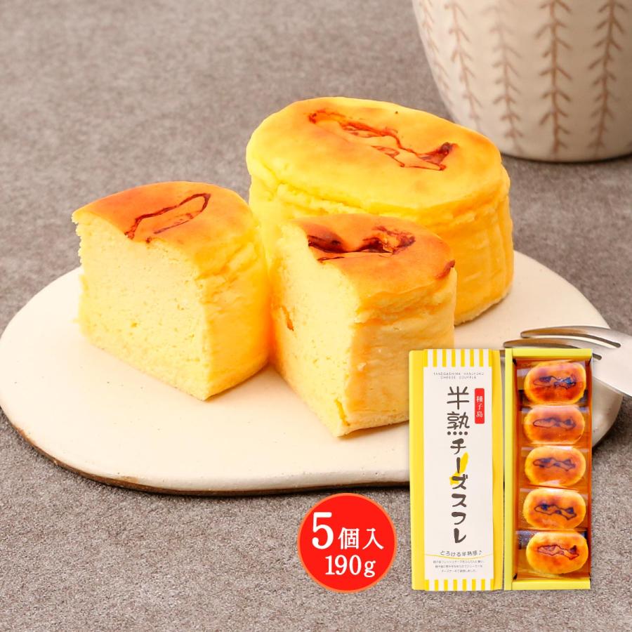 チーズスフレ [菓子処渡辺] 半熟チーズスフレ 5個入り 190g /おやつ